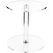 Plymor Clear Acrylic Round Barbell Pedestal Display Riser 8 inches (Height) x 7.5 inches (Depth) (1/4 inches thick)